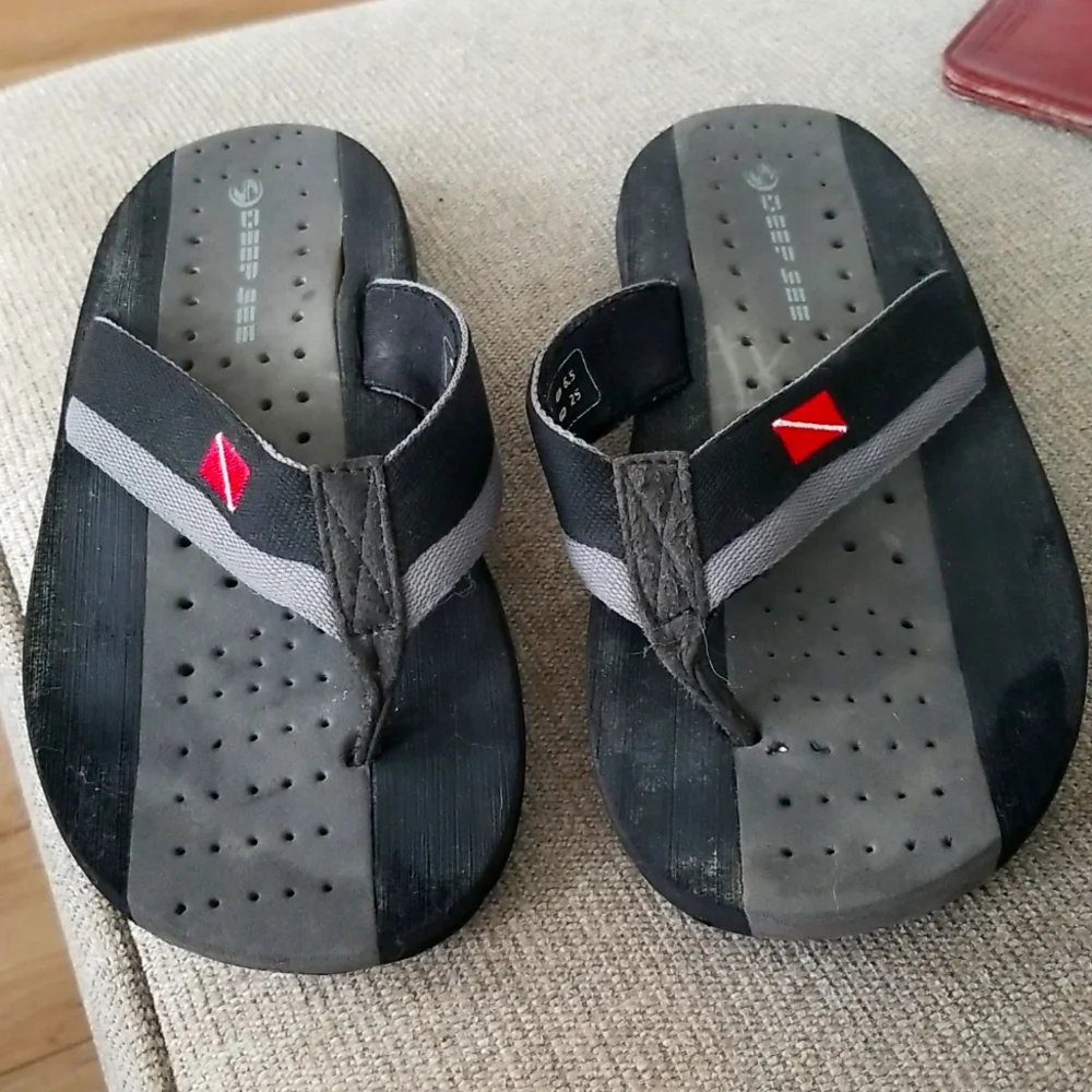 Mens Deep Sea Airform Thong Sandals 7